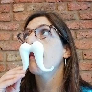 moustache doorstop