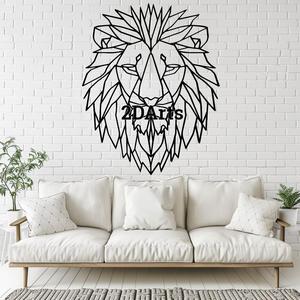 Low Poly Lion Head 2D Wall Art/Window Art - Digital STL & SVG File