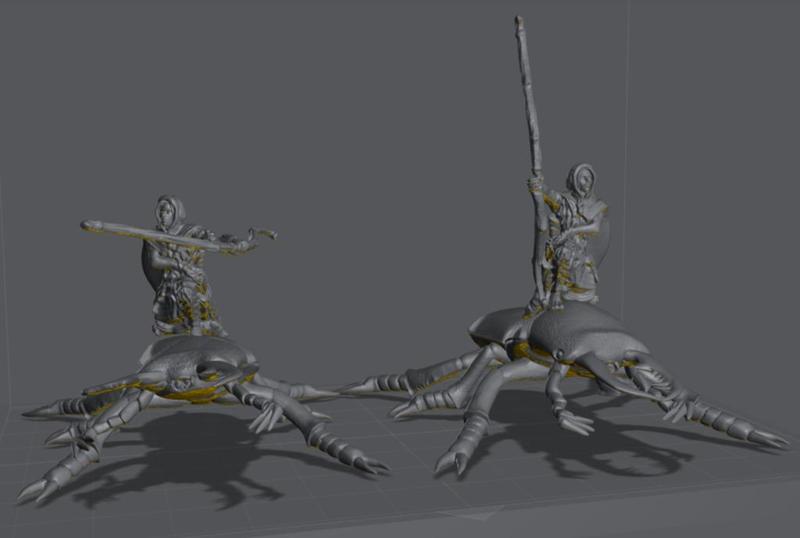 Stag Beetle Rider Elves