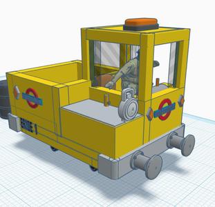 009 Underground Ernie rail maintenance vehicle 009