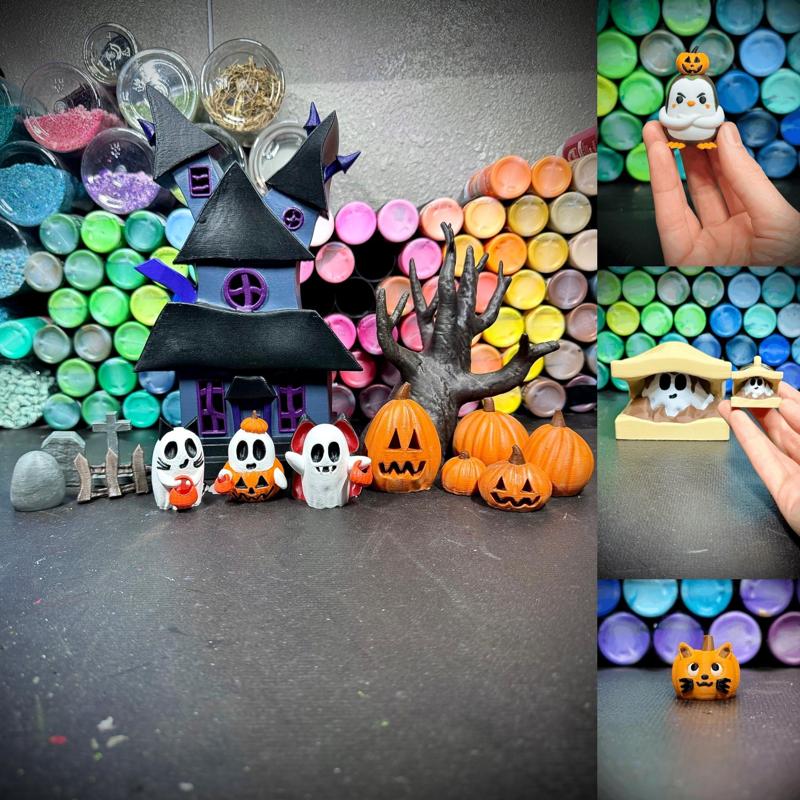 Chibi Halloween STL File Drop ~