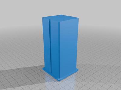 2x2 square tubing .125 wall cap/cup end