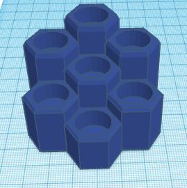 Honeycomb AA & AAA Battery Holder