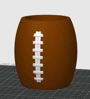 Football Can Koozie - Blank