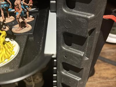 Stabilizer for Jucoci miniatures storage case tray