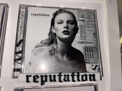 Taylor Swift reputation CD holder wall mounted