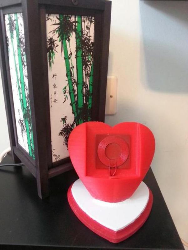 3d Printed Heart + Wireless Charging