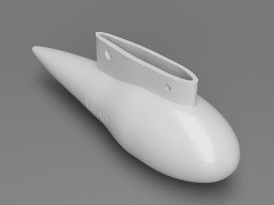 Independence RC sailboat keel bulb shell