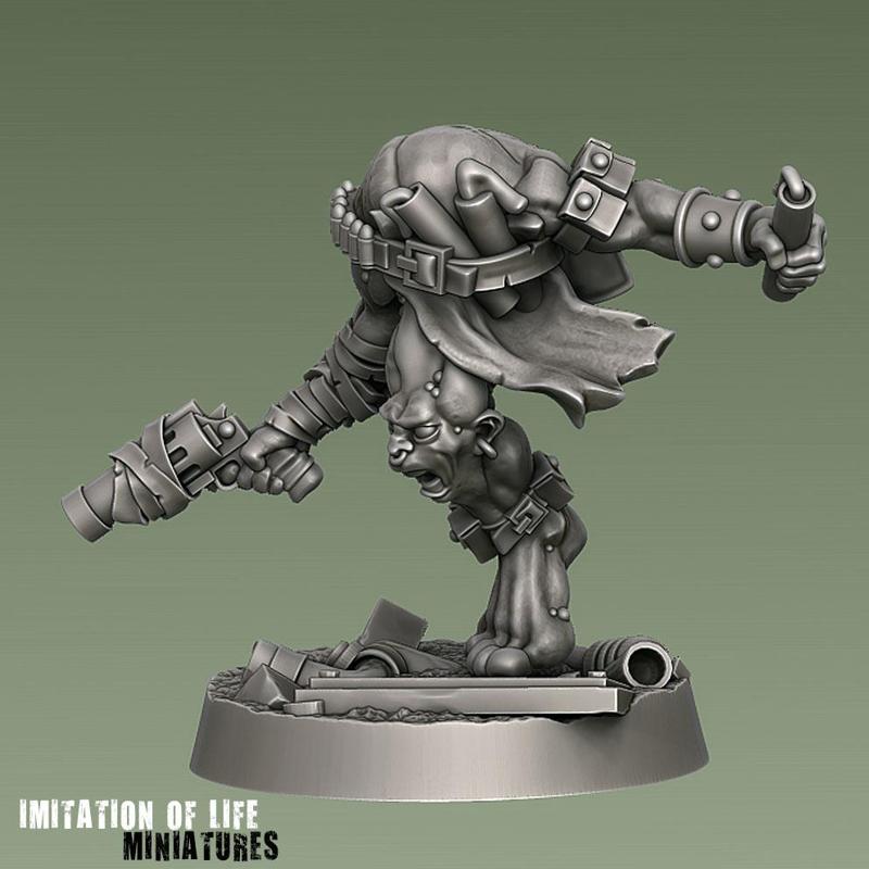 Capt. Knee - Post Apocalyptic Mutant
