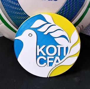 Cyprus Football Association coaster or plaque