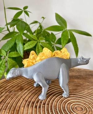 Nachosaurus Snack Dish / Stegosaurus Dinosaur
