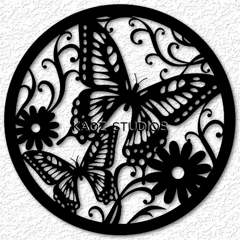 butterfly wall art butterflies wall decor flowers garden decoration