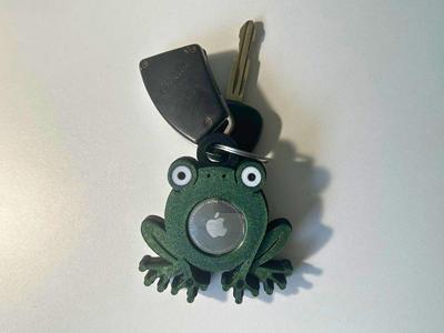 Frog AirTag Holder