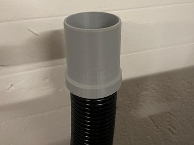 DN50 Dust Suction Adapter - Spiral Tube