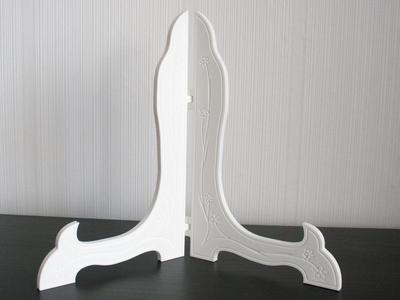 Classic Plate Holder with ornament, print in place