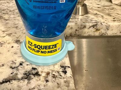 Soap holder dish for EZ-SQUEEZE  dish soap