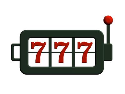 Slot Machine Keychain 777 