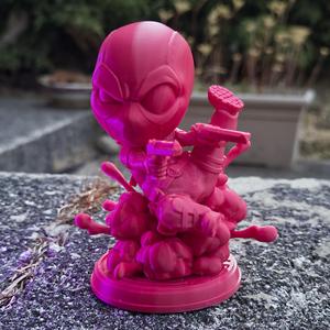 Li'l Deadpool - Single Color - Collectible Fanart Figure