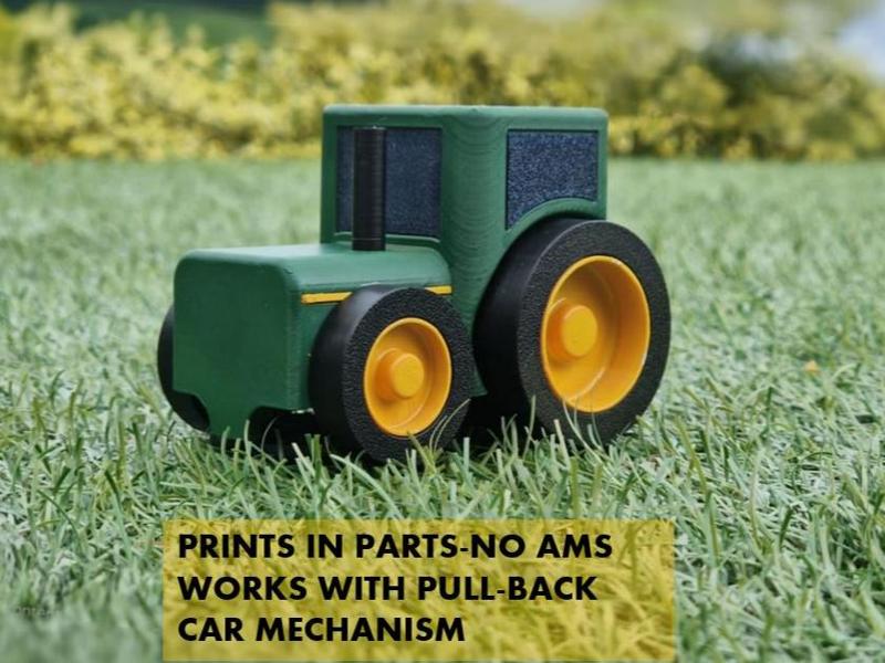 Toy John Deere tractor