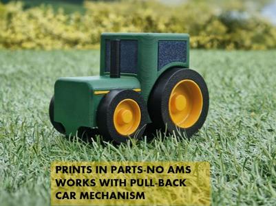 Toy John Deere tractor
