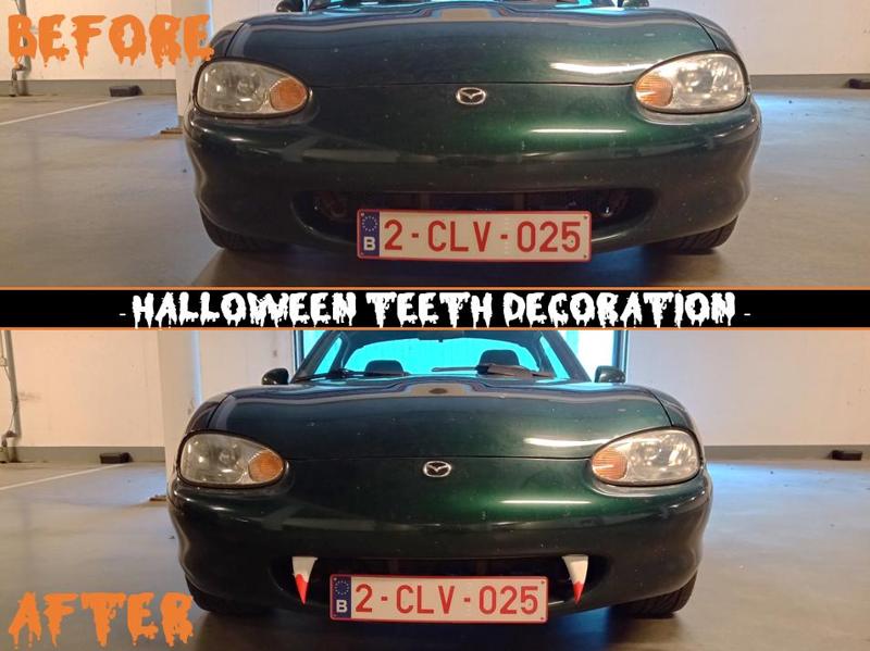 Halloween Teeth for Cars (Multi-Color Ready)