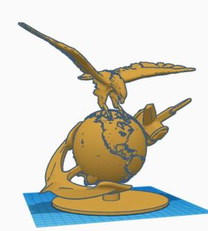 USMC Skull Eagle, Globe and Anchor