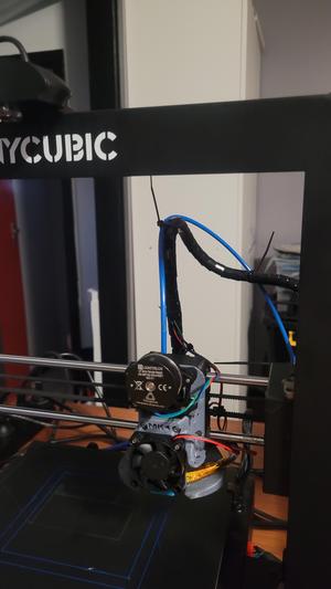 Anycubic Mega S (Pro) X Carriage Sherpa Mini Carrier Plate V5 (Stock) Hotend