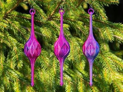 Diamond Christmas Stretch Ornament 2024