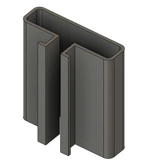 45x12 Cable Duct for 4545 Aluminium Profile