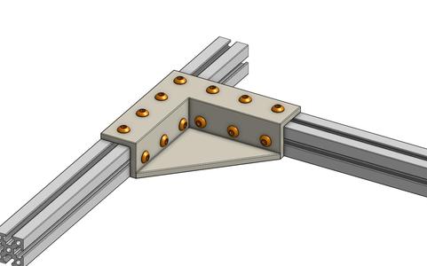 Large Corner Bracket for 1515 T-Slot Aluminum Profile