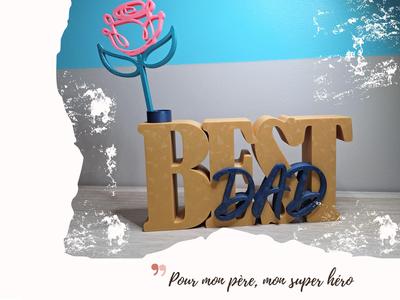 BEST Dad - Vase