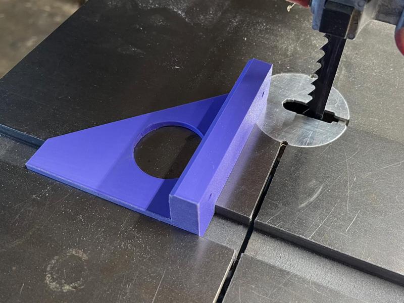 Miter Jig 90 degree for Ridgid Bandsaw slot