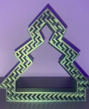  Hollow Herringbone Holiday tree