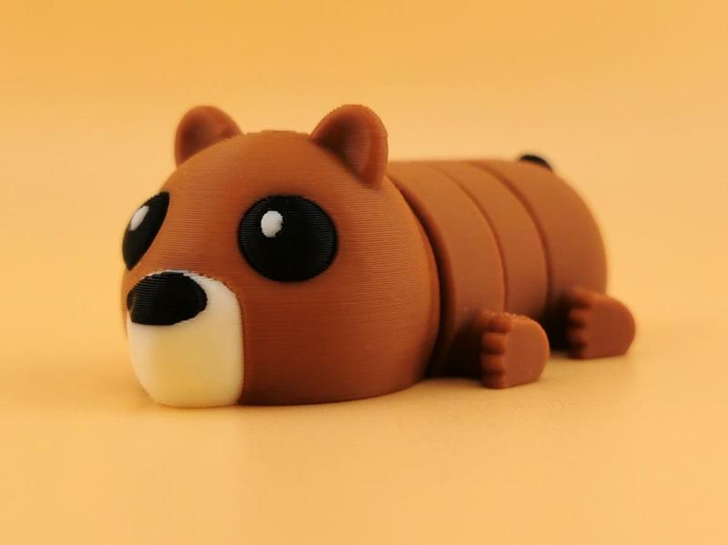 Mini Flexi Bear – Print-in-Place Articulated Model