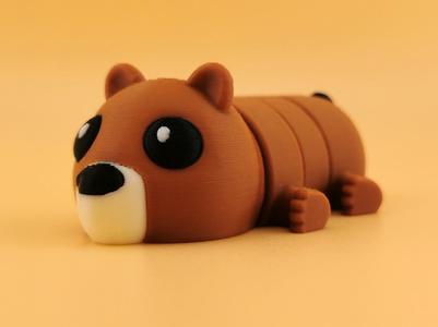 Mini Flexi Bear – Print-in-Place Articulated Model