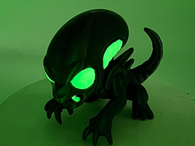Cute Chibi Xenomorph Alien Monster