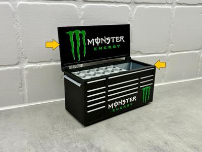 Lid - Monster Inspired Toolbox desk organizer pen