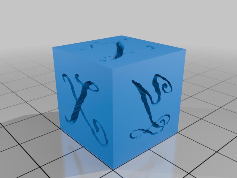 Fancy XYZ Testcube