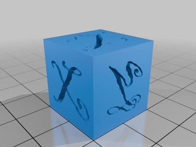 Fancy XYZ Testcube
