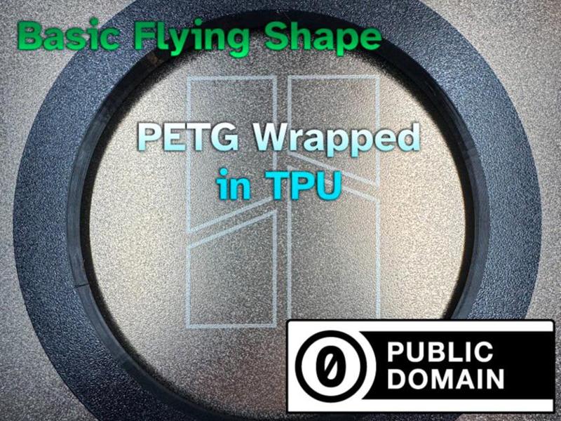 Flexible Frisbee Rigid Center by Public Domain