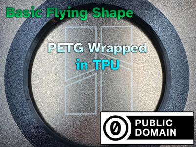 Flexible Frisbee Rigid Center by Public Domain