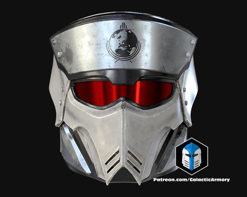 Helldivers 2 - UF-16 Inspector Helmet - 3D Print Files