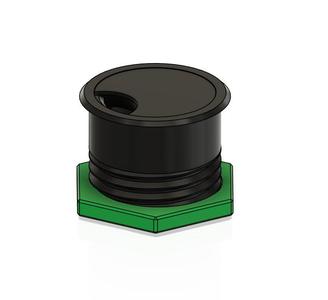 Threaded Desk grommet 60mm