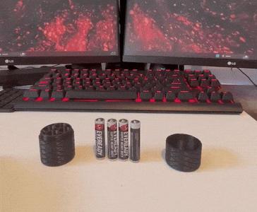 Travel Battery Case / Holder - AAA