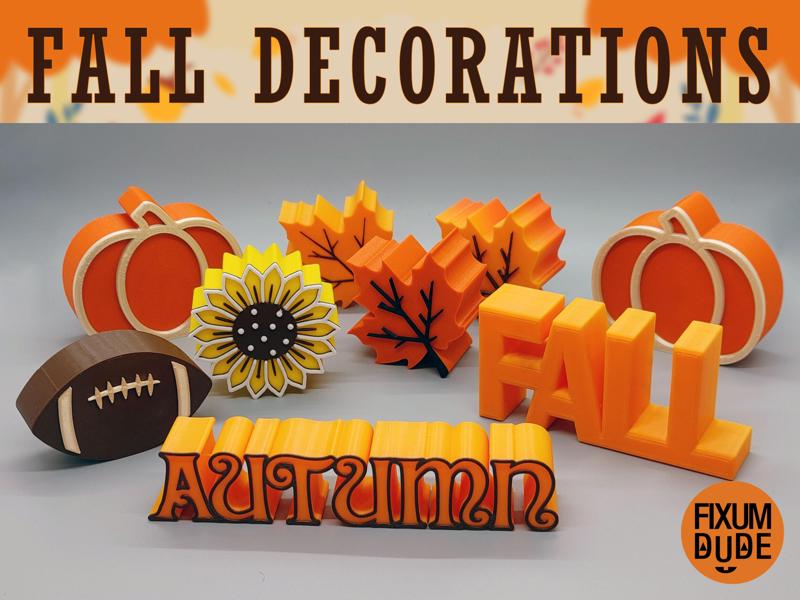 Simple Fall Table Decorations