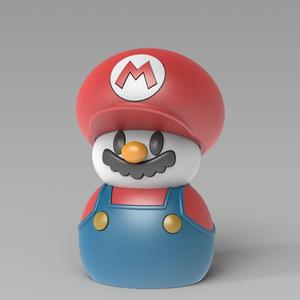 Mario snowman 4 - multipart