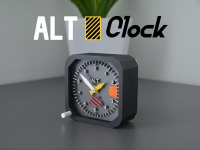 Altimeter Desk Clock