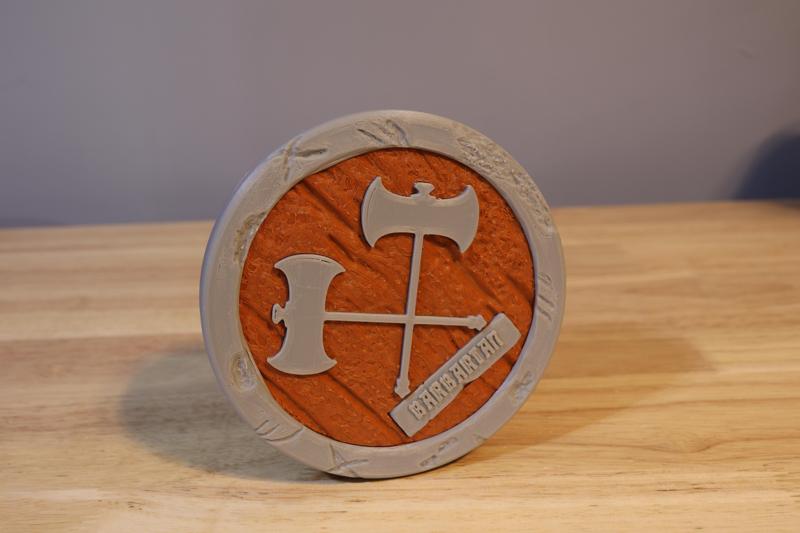 Barbarian DnD Dice Holder STL (3D Print File)