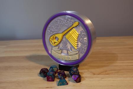 Bard DND Dice Holder STL (3D Print File)