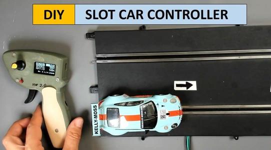 slot car handle DIY with ESP32 ESPEED32